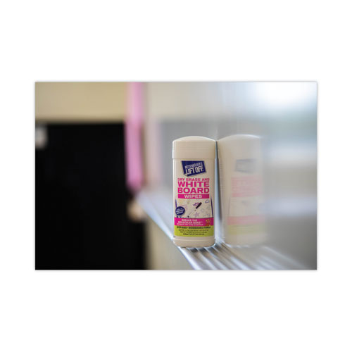 Picture of Dry Erase Cleaner Wipes, 7 x 12, 40/Canister