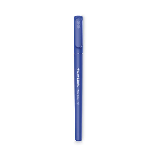 Picture of Write Bros. Ballpoint Pen Value Pack, Stick, Medium 1 mm, Blue Ink, Blue Barrel, 120/Pack