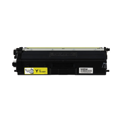 Picture of TN436Y Super High-Yield Toner, 6,500 Page-Yield, Yellow