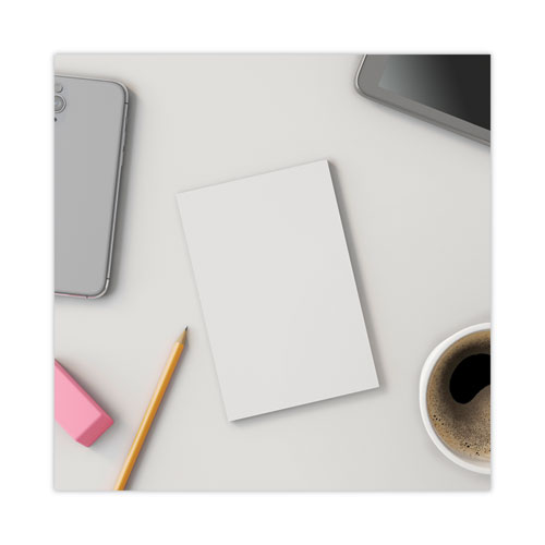 Picture of Loose White Memo Sheets, 4 x 6, Unruled, Plain White, 500/Pack