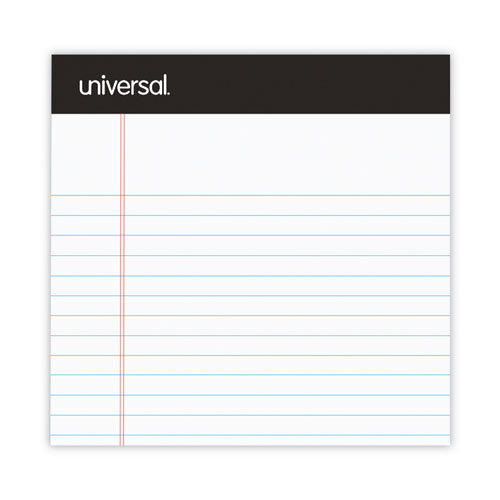 Picture of Premium Ruled Writing Pads with Heavy-Duty Back, Narrow Rule, Black Headband, 50 White 5 x 8 Sheets, 12/Pack