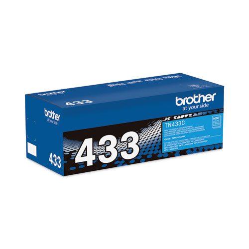 Picture of TN433C High-Yield Toner, 4,000 Page-Yield, Cyan