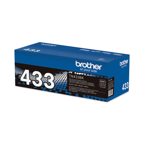 Picture of TN433BK High-Yield Toner, 4,500 Page-Yield, Black