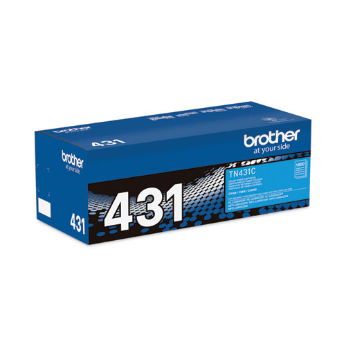 Picture of TN431C Toner, 1,800 Page-Yield, Cyan