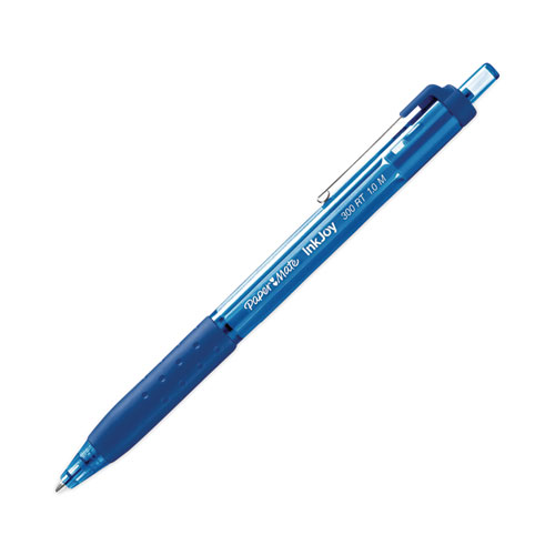 Picture of InkJoy 300 RT Ballpoint Pen, Retractable, Medium 1 mm, Blue Ink, Blue Barrel, 36/Pack