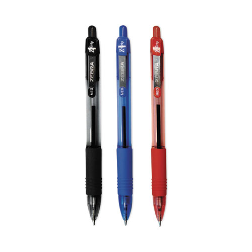 Picture of Z-Grip Ballpoint Pen, Retractable, Medium 1 mm, Assorted Ink and Barrel Colors, 48/Pack