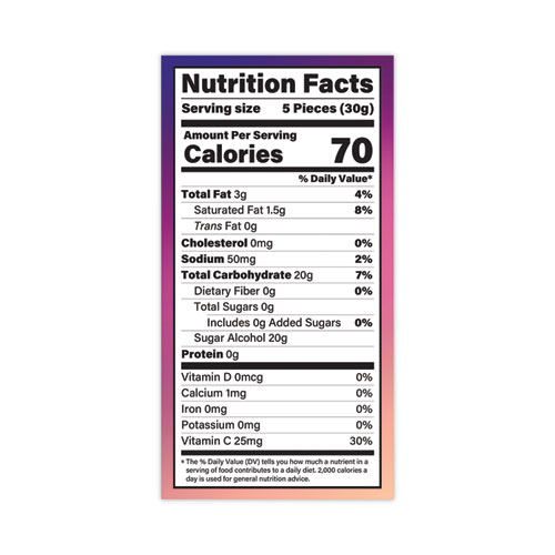 Picture of Taffy, Grape, Strawberry, Orange, Pineapple, 3 oz Pouches, 4/Pack, Ships in 1-3 Business Days