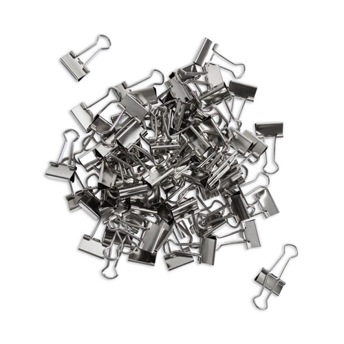 Picture of Binder Clips, Small, Silver, 72/Pack