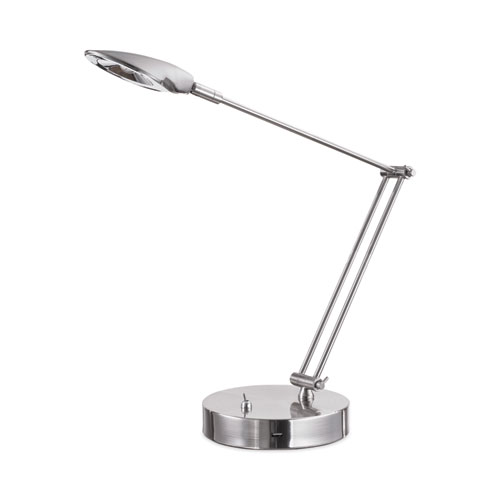 Picture of Adjustable LED Task Lamp with USB Port, 11w x 6.25d x 26h, Brushed Nickel