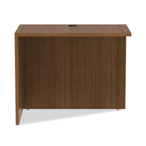 Picture of Alera Valencia Series Reversible Return/Bridge Shell, 35w x 23.63d x 29.5h, Modern Walnut