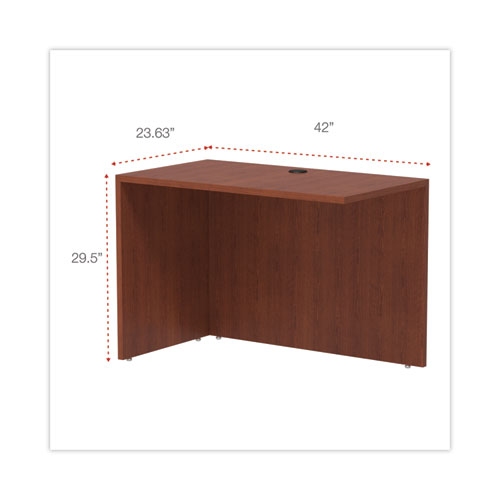 Picture of Alera Valencia Series Reversible Return/Bridge Shell, 42w x 23.63d x 29.5h, Medium Cherry