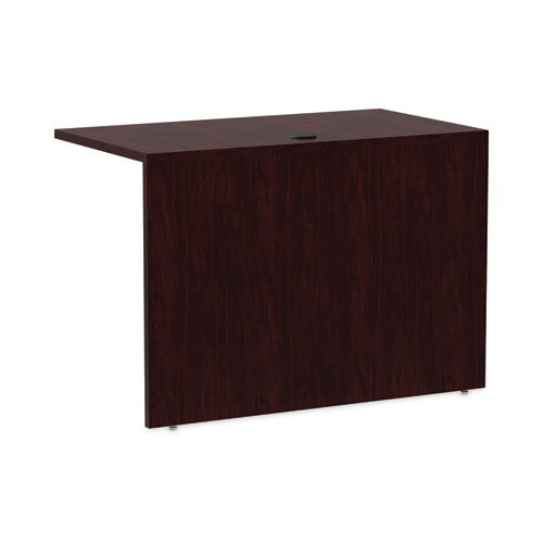 Picture of Alera Valencia Series Reversible Return/Bridge Shell, 42w x 23.63d x 29.5h. Mahogany