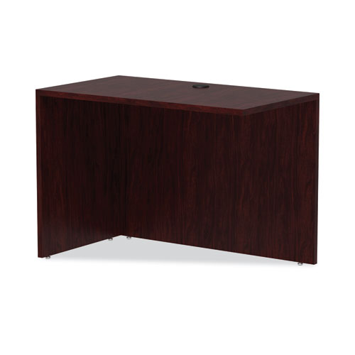 Picture of Alera Valencia Series Reversible Return/Bridge Shell, 42w x 23.63d x 29.5h. Mahogany