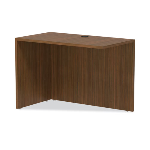 Picture of Alera Valencia Series Reversible Return/Bridge Shell, 42w x 23.63d x 29.5h, Modern Walnut