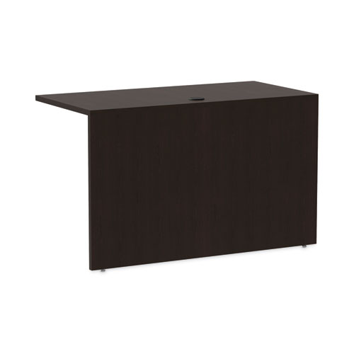 Picture of Alera Valencia Series Reversible Return/Bridge Shell, 47.25w x 23.63d x 29.5h, Espresso