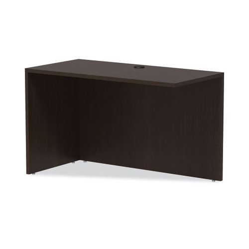 Picture of Alera Valencia Series Reversible Return/Bridge Shell, 47.25w x 23.63d x 29.5h, Espresso