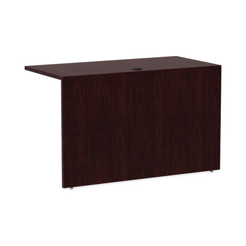 Picture of Alera Valencia Series Reversible Return/Bridge Shell, 47.25w x 23.63d x 29.5h, Mahogany