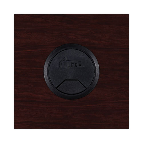 Picture of Alera Valencia Series Reversible Return/Bridge Shell, 47.25w x 23.63d x 29.5h, Mahogany