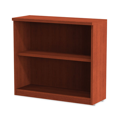 Picture of Alera Valencia Series Bookcase, Two-Shelf, 31.75w x 14d x 29.5h, Med Cherry