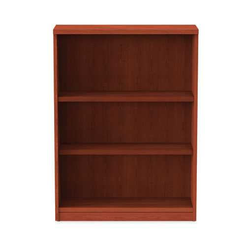 Picture of Alera Valencia Series Bookcase, Three-Shelf, 31.75w x 14d x 39.38h, Med Cherry