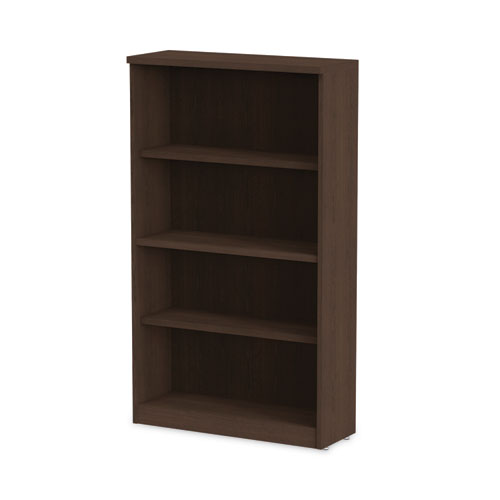 Picture of Alera Valencia Series Bookcase, Four-Shelf, 31.75w x 14d x 54.88h, Espresso