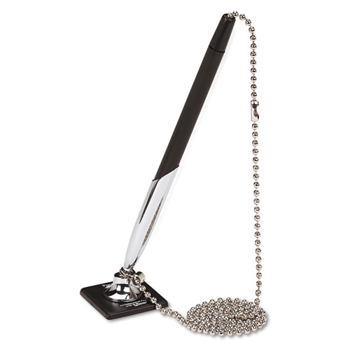 Picture of Preventa Deluxe Ballpoint Counter Pen, Medium 1 mm, Black Ink, Black