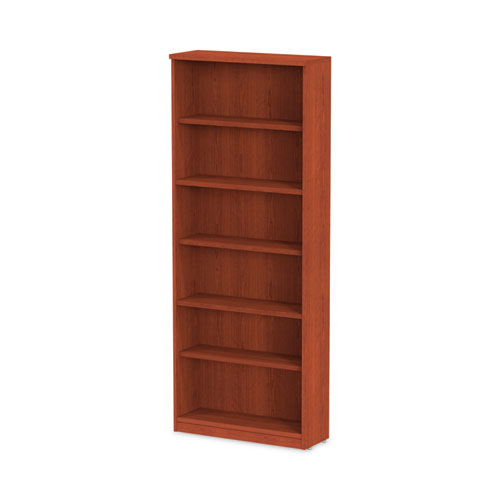 Picture of Alera Valencia Series Bookcase, Six-Shelf, 31.75w x 14d x 80.25h, Medium Cherry