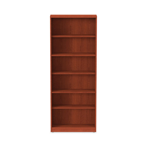 Picture of Alera Valencia Series Bookcase, Six-Shelf, 31.75w x 14d x 80.25h, Medium Cherry