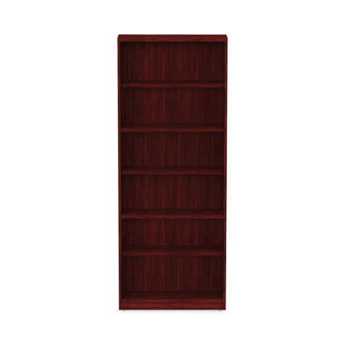 Picture of Alera Valencia Series Bookcase, Six-Shelf, 31.75w x 14d x 80.25h, Mahogany