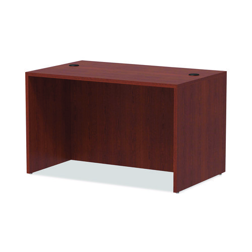 Picture of Alera Valencia Series Straight Front Desk Shell, 47.25" x 29.5" x 29.63", Medium Cherry