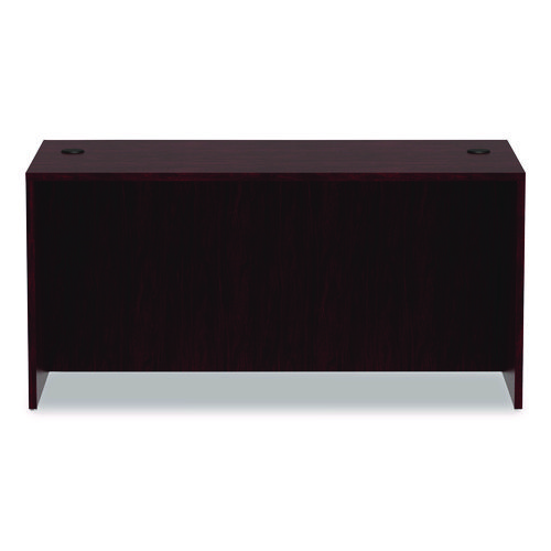 Picture of Alera Valencia Series Straight Front Desk Shell, 59.13" x 29.5" x 29.63", Mahogany