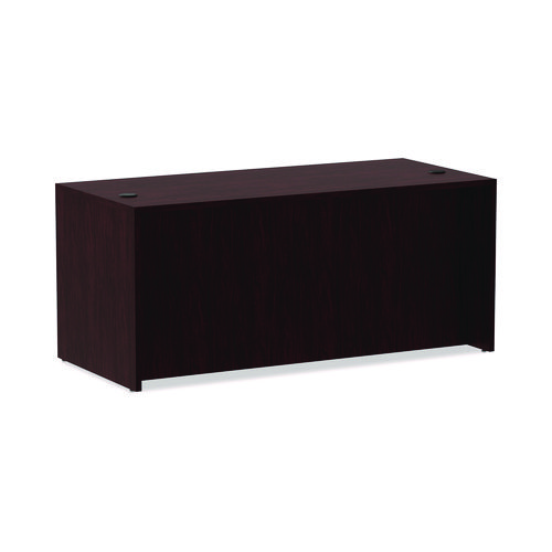 Picture of Alera Valencia Series Straight Front Desk Shell, 65" x 29.5" x 29.63", Mahogany