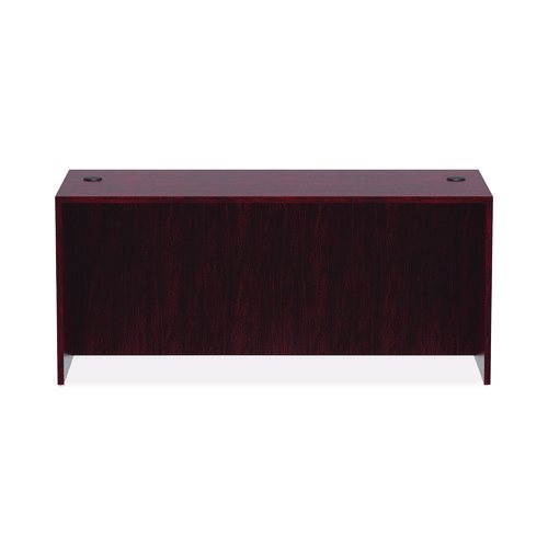 Picture of Alera Valencia Series Straight Front Desk Shell, 65" x 29.5" x 29.63", Mahogany