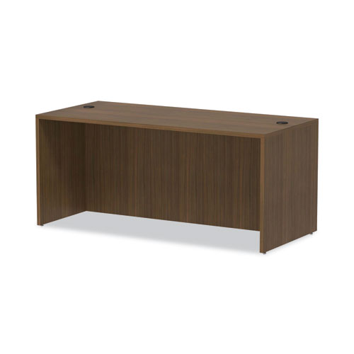 Picture of Alera Valencia Series Straight Front Desk Shell, 65" x 29.5" x 29.63", Modern Walnut