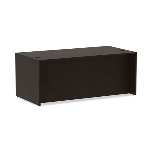 Picture of Alera Valencia Series Straight Front Desk Shell, 71" x 35.5" x 29.63", Espresso