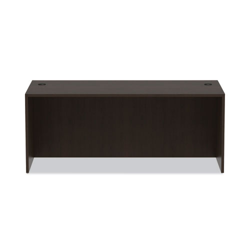 Picture of Alera Valencia Series Straight Front Desk Shell, 71" x 35.5" x 29.63", Espresso