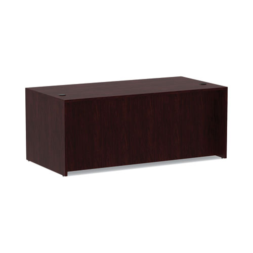 Picture of Alera Valencia Series Straight Front Desk Shell, 71" x 35.5" x 29.63", Mahogany