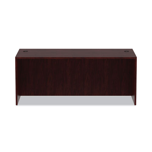 Picture of Alera Valencia Series Straight Front Desk Shell, 71" x 35.5" x 29.63", Mahogany