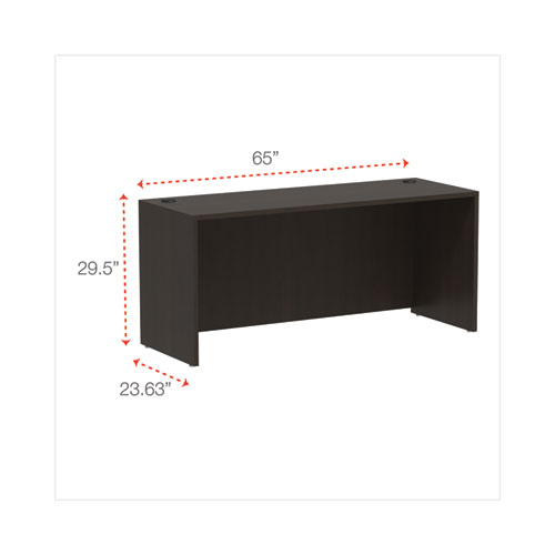 Picture of Alera Valencia Series Credenza Shells, 65w x 23.6d x 29.5h, Espresso