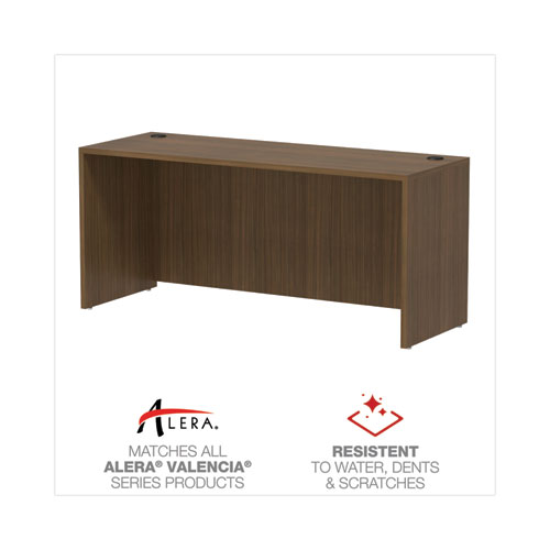 Picture of Alera Valencia Series Credenza Shell, 65w x 23.63d x 29.5h, Modern Walnut