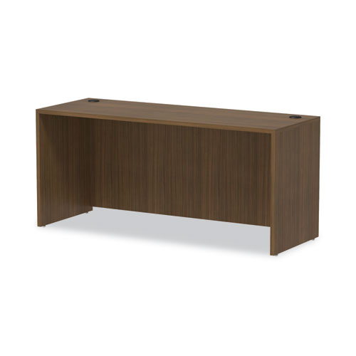 Picture of Alera Valencia Series Credenza Shell, 65w x 23.63d x 29.5h, Modern Walnut