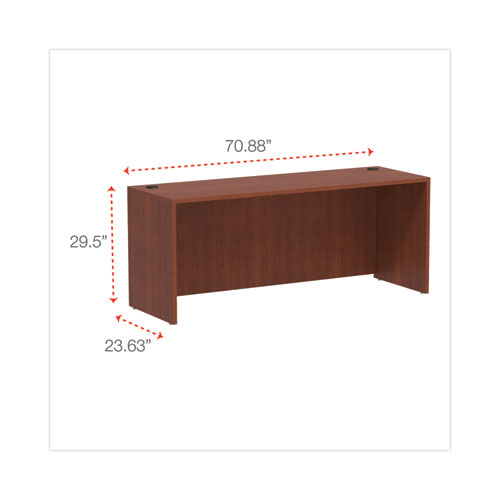 Picture of Alera Valencia Series Credenza Shell, 70.88w x 23.63d x 29.5h, Medium Cherry