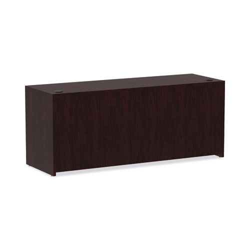 Picture of Alera Valencia Series Credenza Shell, 70.88w x 23.63d x 29.5h, Mahogany