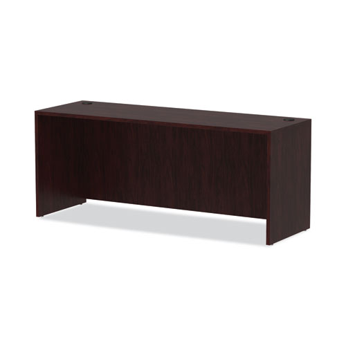 Picture of Alera Valencia Series Credenza Shell, 70.88w x 23.63d x 29.5h, Mahogany