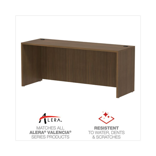 Picture of Alera Valencia Series Credenza Shell, 70.88w x 23.63d x 29.5h, Modern Walnut