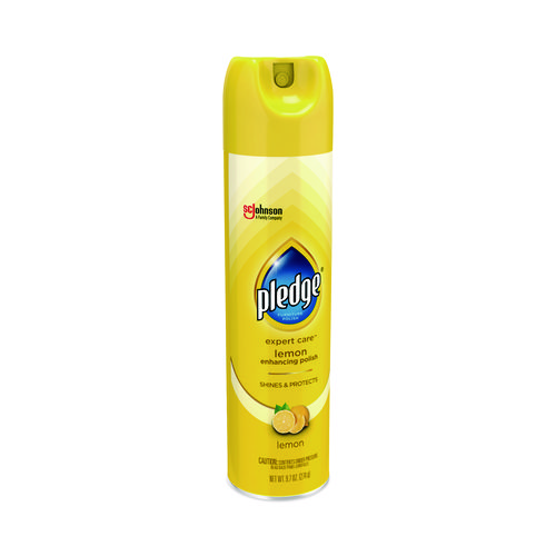 Picture of Furniture Polish, Lemon, 9.7 oz Aerosol Spray, 6/Carton