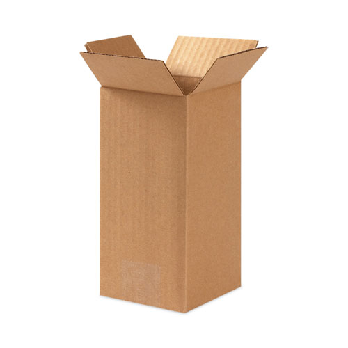 Picture of Shipping Boxes, Regular Slotted Container (RSC), 12" x 12" x 24", Brown Kraft, 25/Bundle