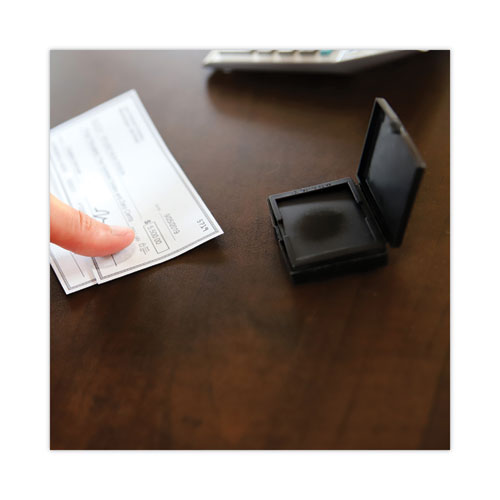 Picture of Inkless Fingerprint Pad, 2.25" x 1.75", Black