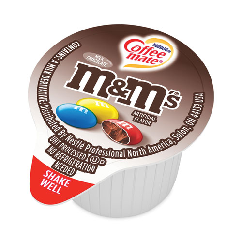 Picture of Liquid Coffee Creamer, M and M Chocolate, 0.37 oz Mini Cups, 200/Carton