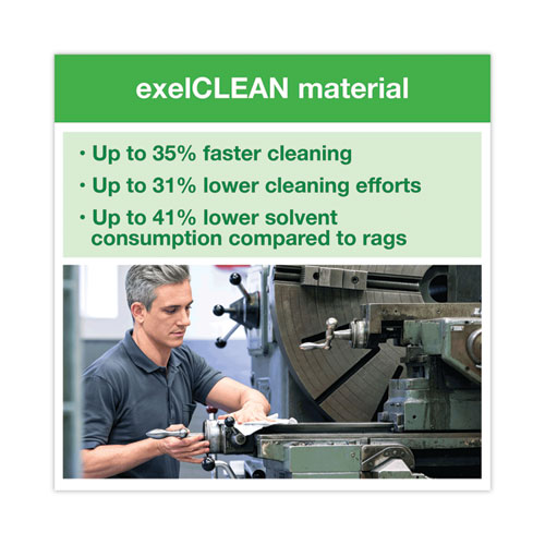 Picture of Industrial Cleaning Cloths, 1-Ply, 16.34 x 14, Gray, 210 Wipes/Box